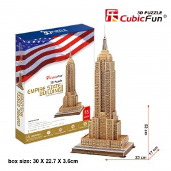 CubicFun PUZZLE 3D-Empire State Building (USA) - CF0048 MONUMENTS - RESORTS Τεχνολογια - Πληροφορική e-rainbow.gr