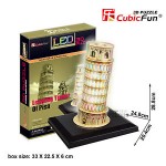 CubicFun PUZZLE 3D- Leaning Tower(ltaly) LED - L502H Μνημεία - Θέρετρα Τεχνολογια - Πληροφορική e-rainbow.gr