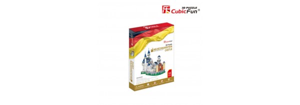 CubicFun PUZZLE 3D- Neuschwanstein Castle (GERMANY) - CF0062 Μνημεία - Θέρετρα Τεχνολογια - Πληροφορική e-rainbow.gr