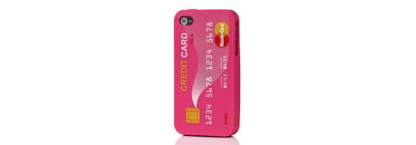 Θηκες κινητου - OEM Θήκη Silicone Credit Card φούξια για iphone 4 & 4S 4/4S Τεχνολογια - Πληροφορική e-rainbow.gr