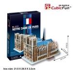 3D PUZZLE CubicFun - Notre Dame de Paris (FRANCE) – (S3012) Μνημεία - Θέρετρα Τεχνολογια - Πληροφορική e-rainbow.gr