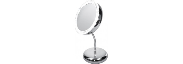 Adler AD2159 Table Makeup Mirror with Light Zoom x3 15cm Silver WOMEN'S CARE Τεχνολογια - Πληροφορική e-rainbow.gr