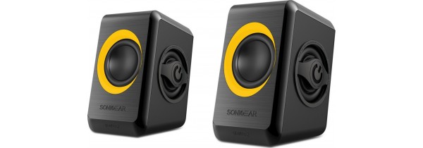 Sonic Gear Quatro 2 USB 2.0 Speakers with 6W Power Black Orange - QUATRO2BSO SPEAKERS / Bluetooth Τεχνολογια - Πληροφορική e-rainbow.gr